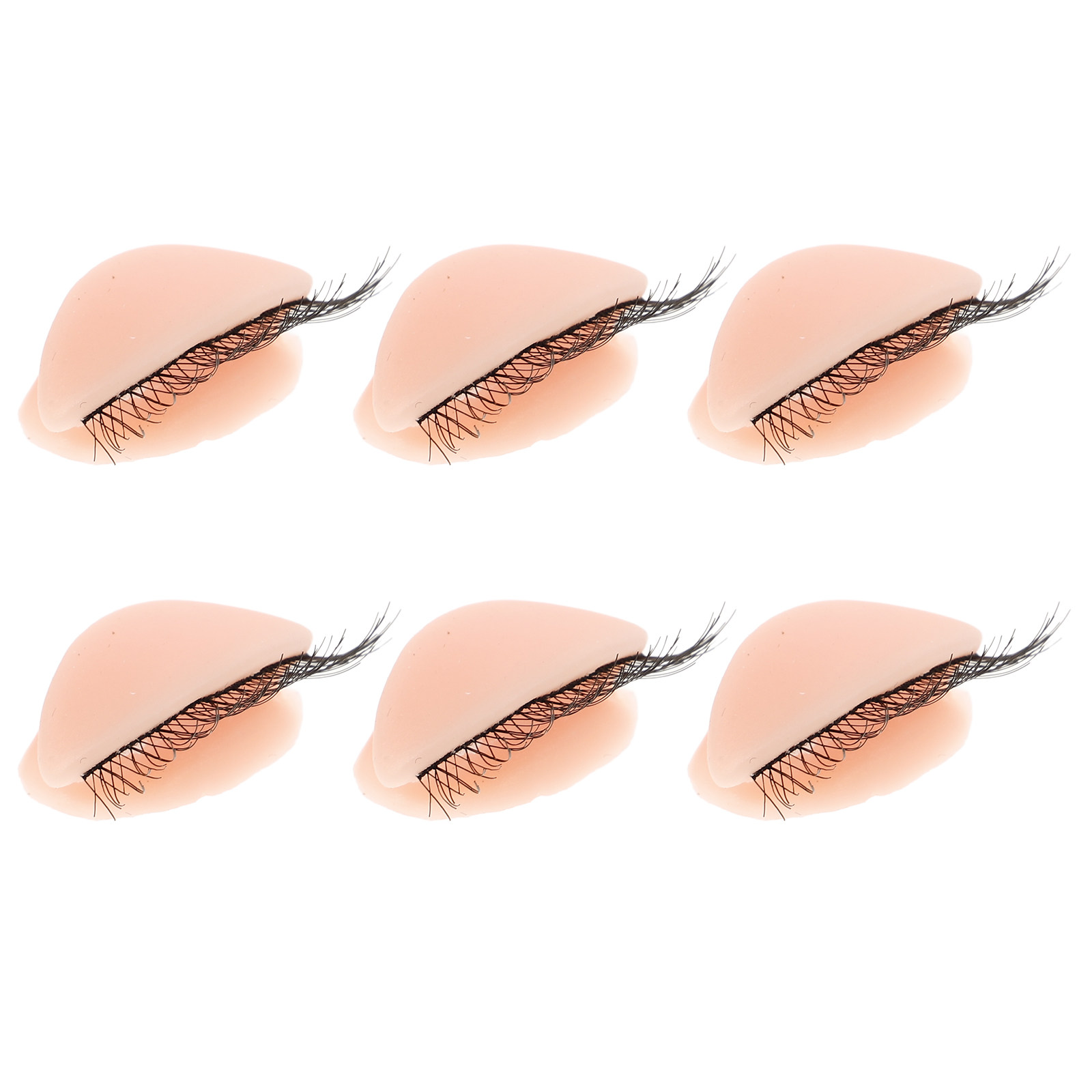 Eyelash Extension For No Eyelid - 3Pairs Eyelash Practice Eyelids Replacement Realistic