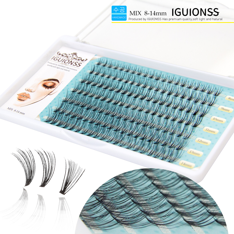IGUIONSS 20D 8-14mm mix 7 rows - Eyelash Extension Supernatural incelemesi ve fiyatı