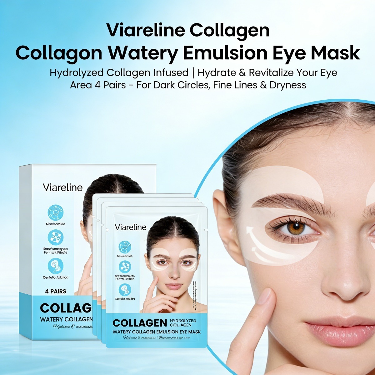 Collagen Eye Patches Reduce Fi - Eye Pad Collagen incelemesi ve fiyatı