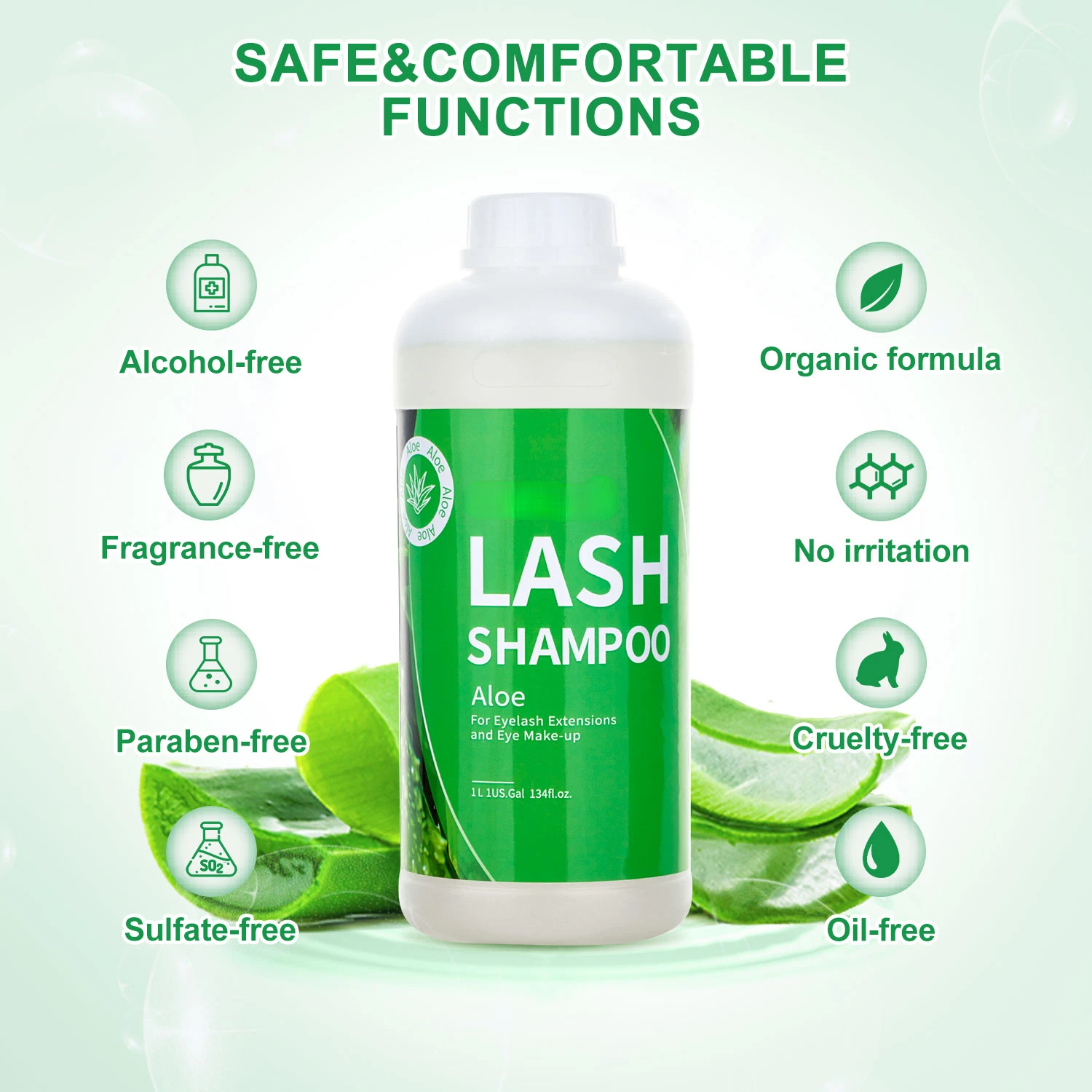 1L Eyelash Cleanser Foam Lash  - Eyelash Extension Wash Kit incelemesi ve fiyatı