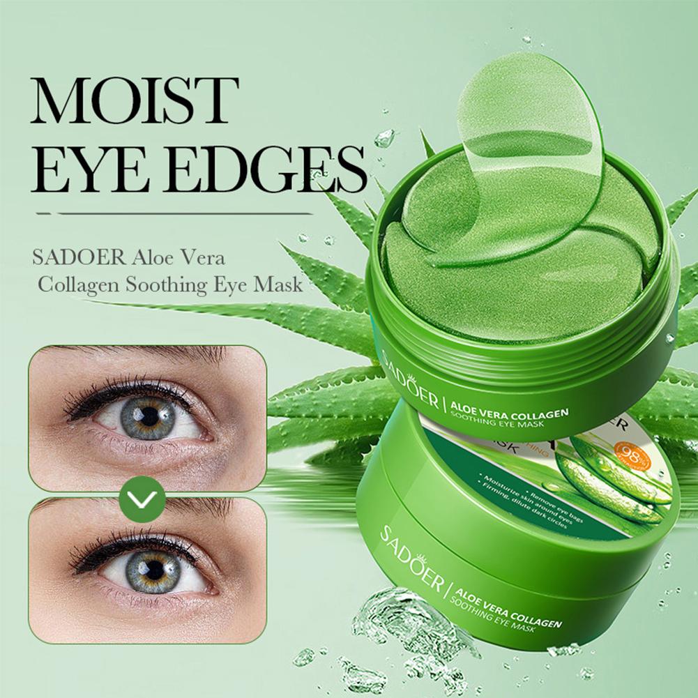 60pcs Aloe Vera Collagen Under - Eye Pad Collagen incelemesi ve fiyatı