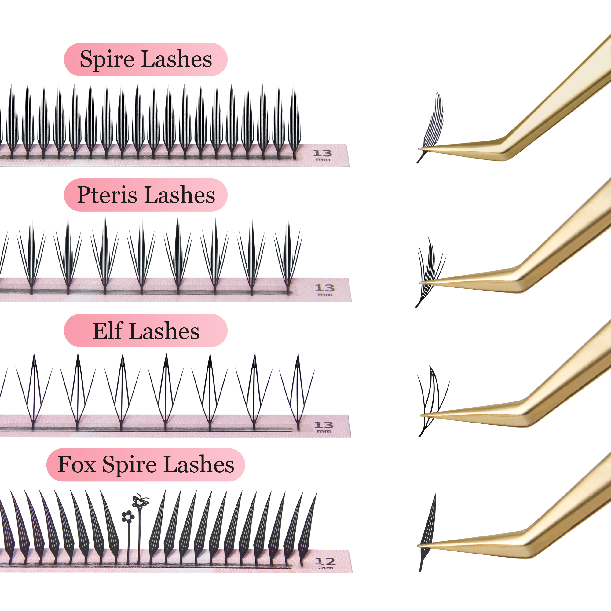 GLAMLASH Comic Spire Eyelash E - Eyelash Extension Supernatural incelemesi ve fiyatı