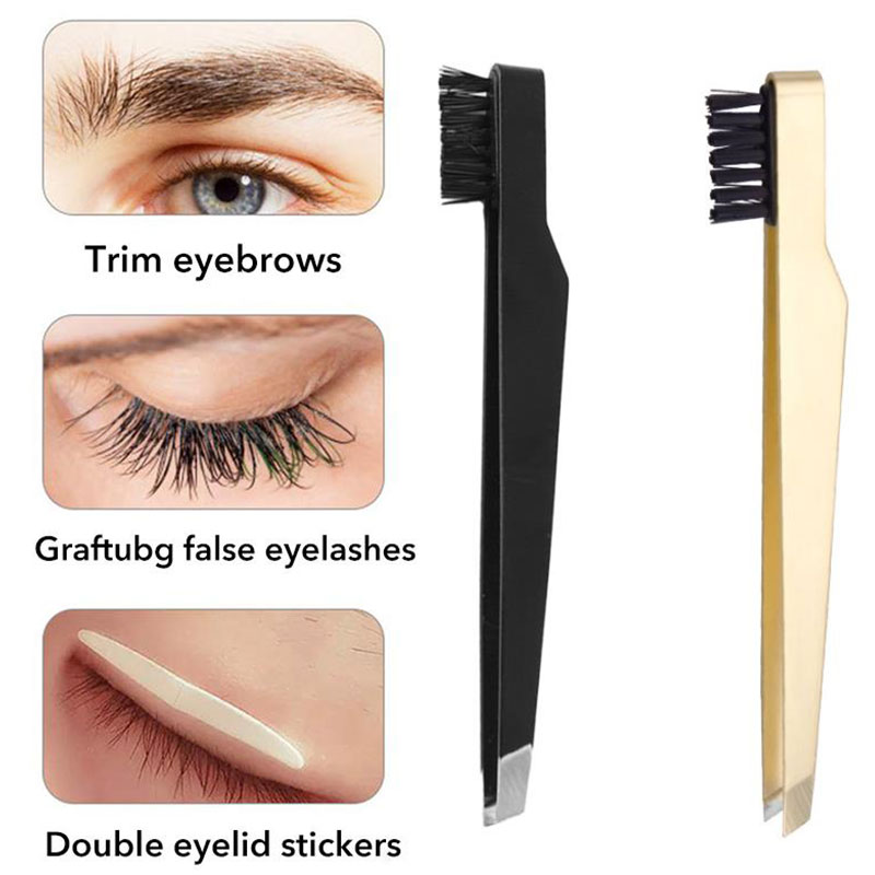1PC Stainless Steel Eyebrow Tw - Eyelash Extension For No Eyelid incelemesi ve fiyatı