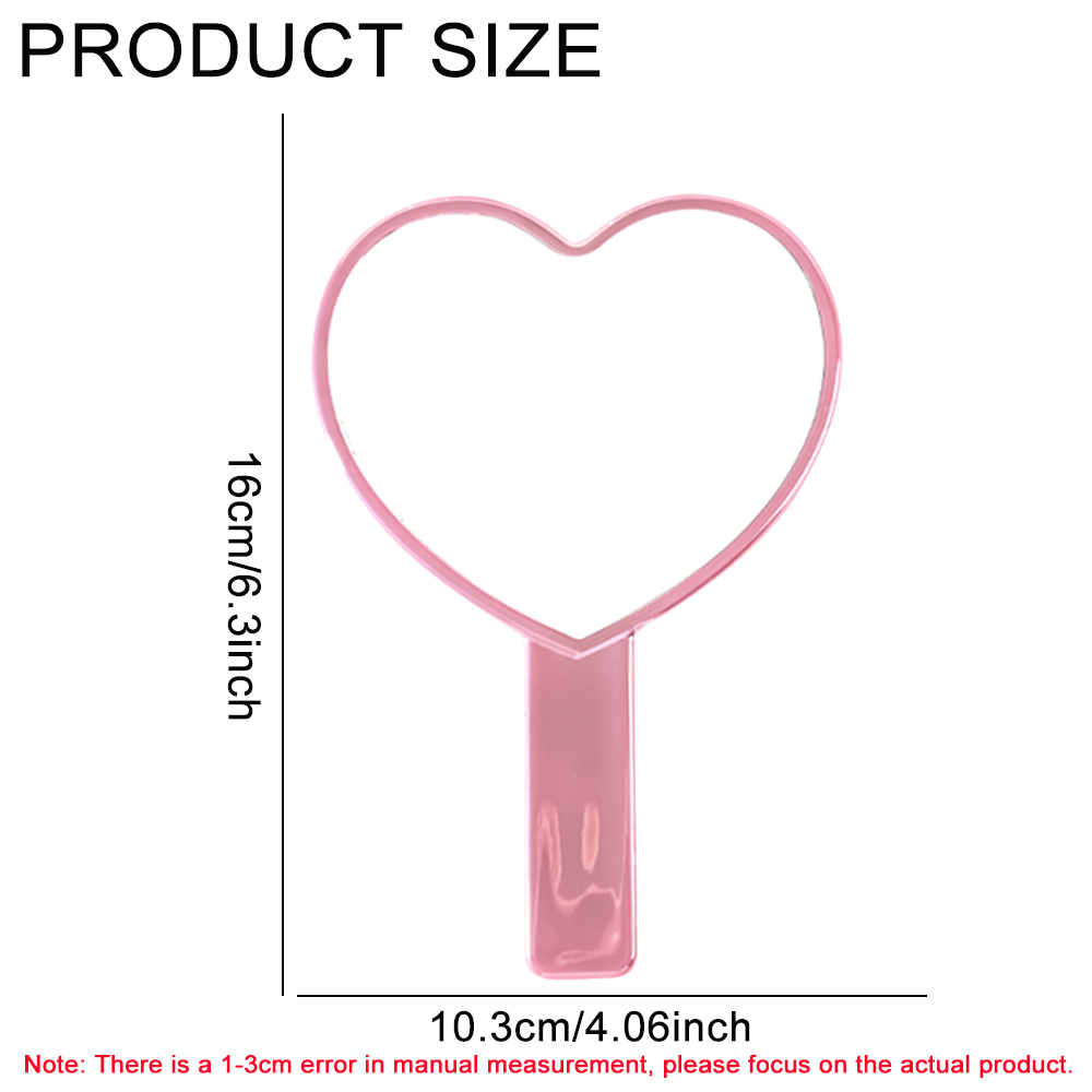 1pc Handheld Makeup Mirror Ele - Eyelash Extension Uv Glue incelemesi ve fiyatı