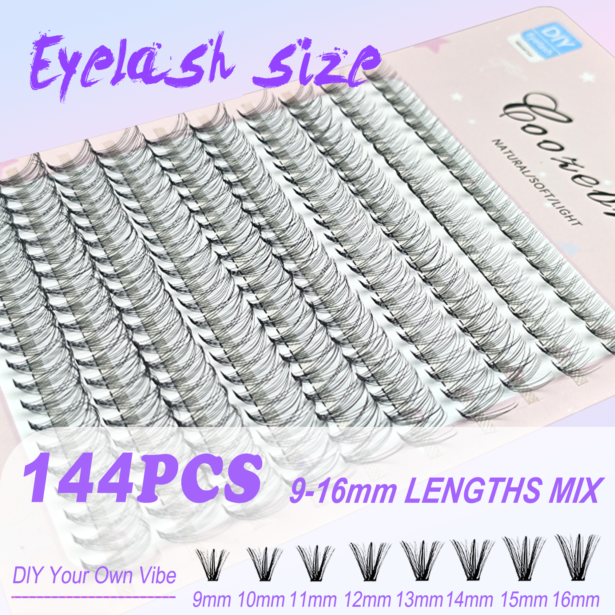 Individual Lashes Cluster D Cu - Eyelash Extension Supernatural incelemesi ve fiyatı