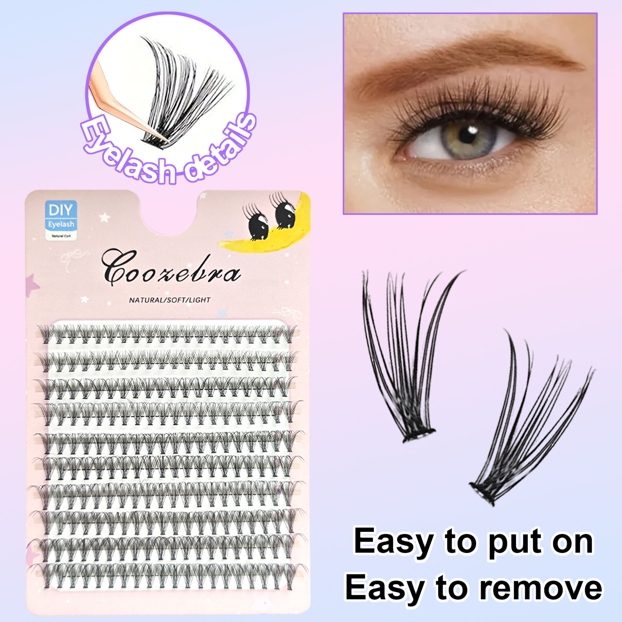 Individual Lashes Cluster D Cu - Eyelash Extension Supernatural incelemesi ve fiyatı
