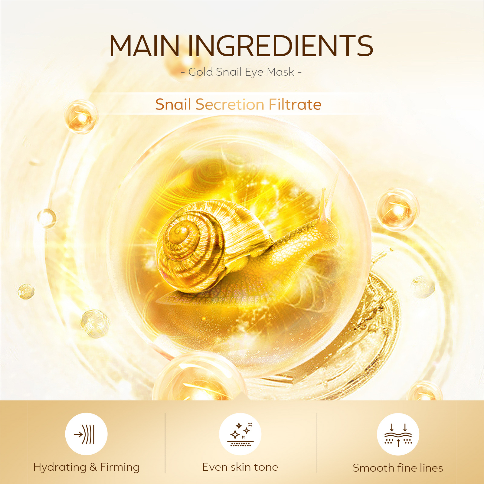 LAIKOU 50pcs Golden Snail Coll - Eye Pad Collagen incelemesi ve fiyatı