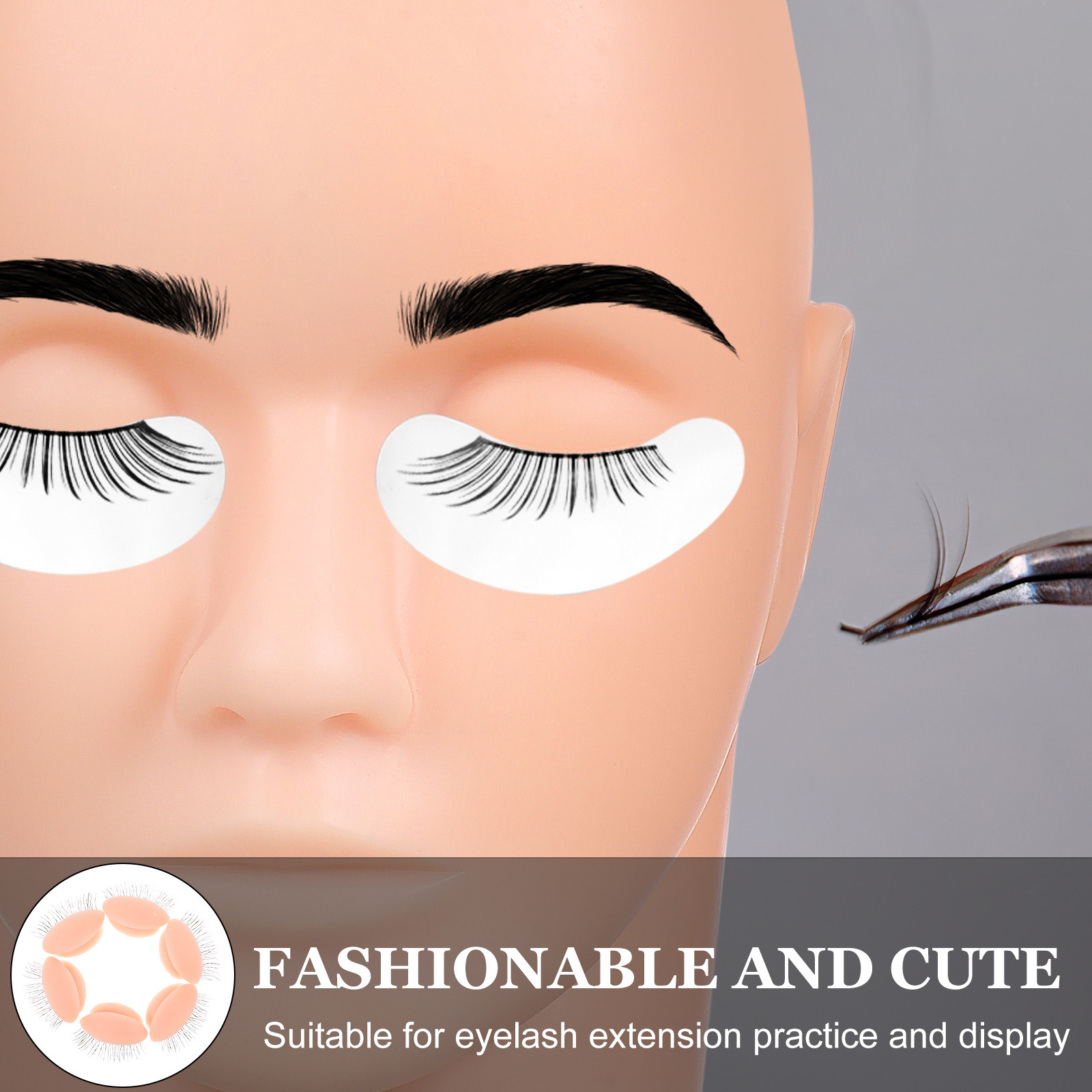 3Pairs Removable Eyelash Pract - Eyelash Extension For No Eyelid incelemesi ve fiyatı