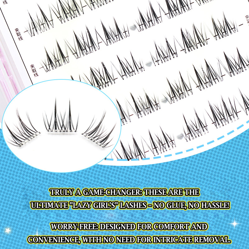 No Glue Eyelashes ”No-Band“Glu - Eyelash Extension Supernatural incelemesi ve fiyatı