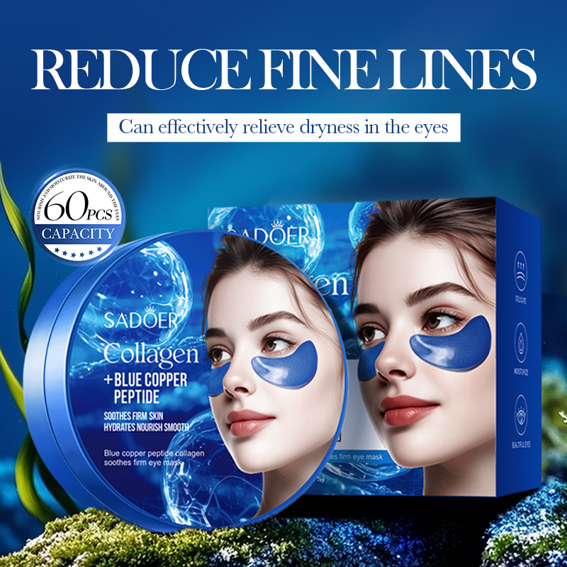 60pcs SADOER Caffeine Crystal  - Eye Pad Collagen incelemesi ve fiyatı