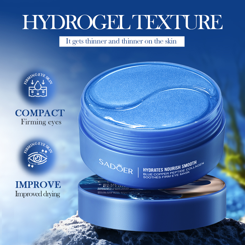 60pcs SADOER Caffeine Crystal  - Eye Pad Collagen incelemesi ve fiyatı