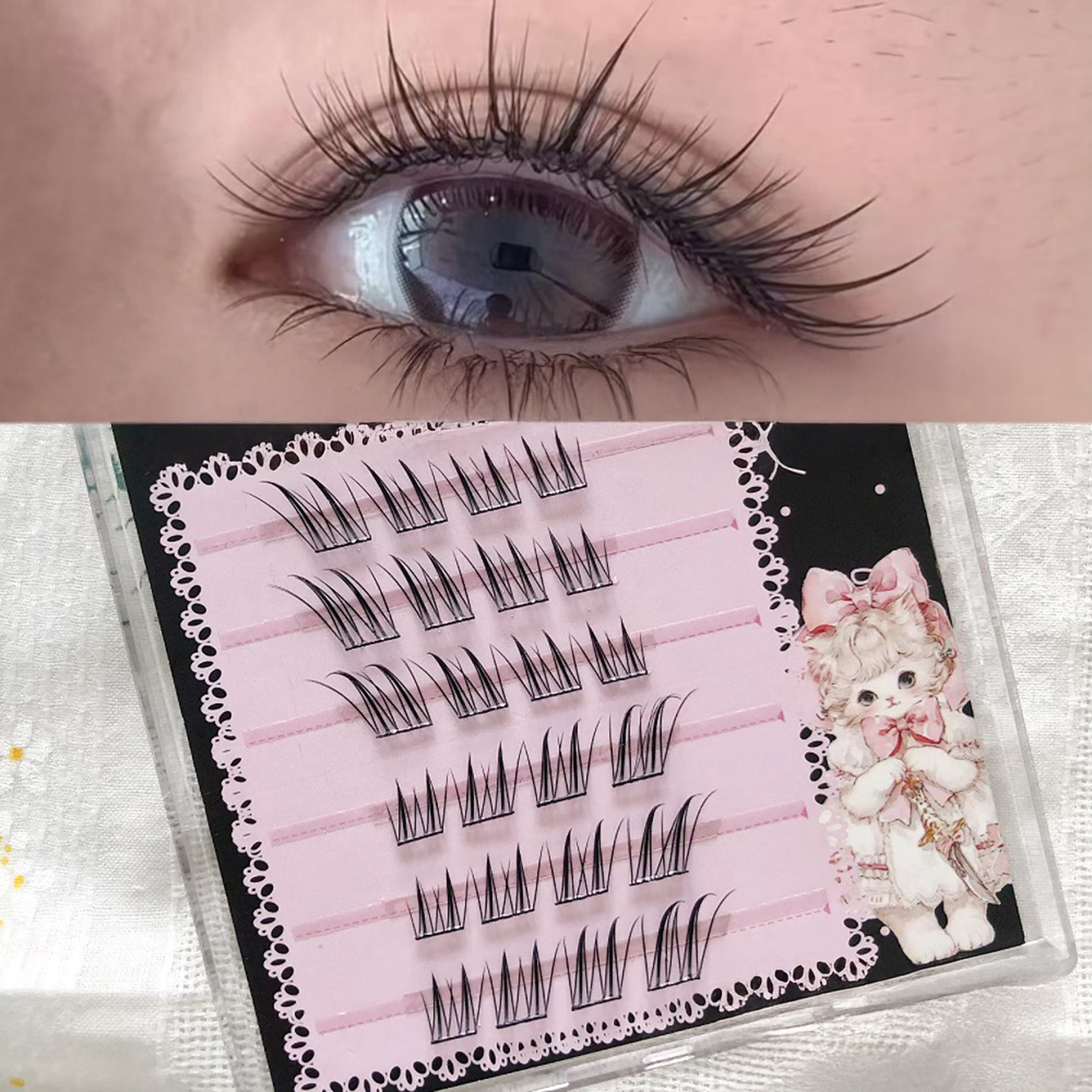 6/10/20 Rows Foxes False Eyela - Eyelash Extension Uv Glue incelemesi ve fiyatı