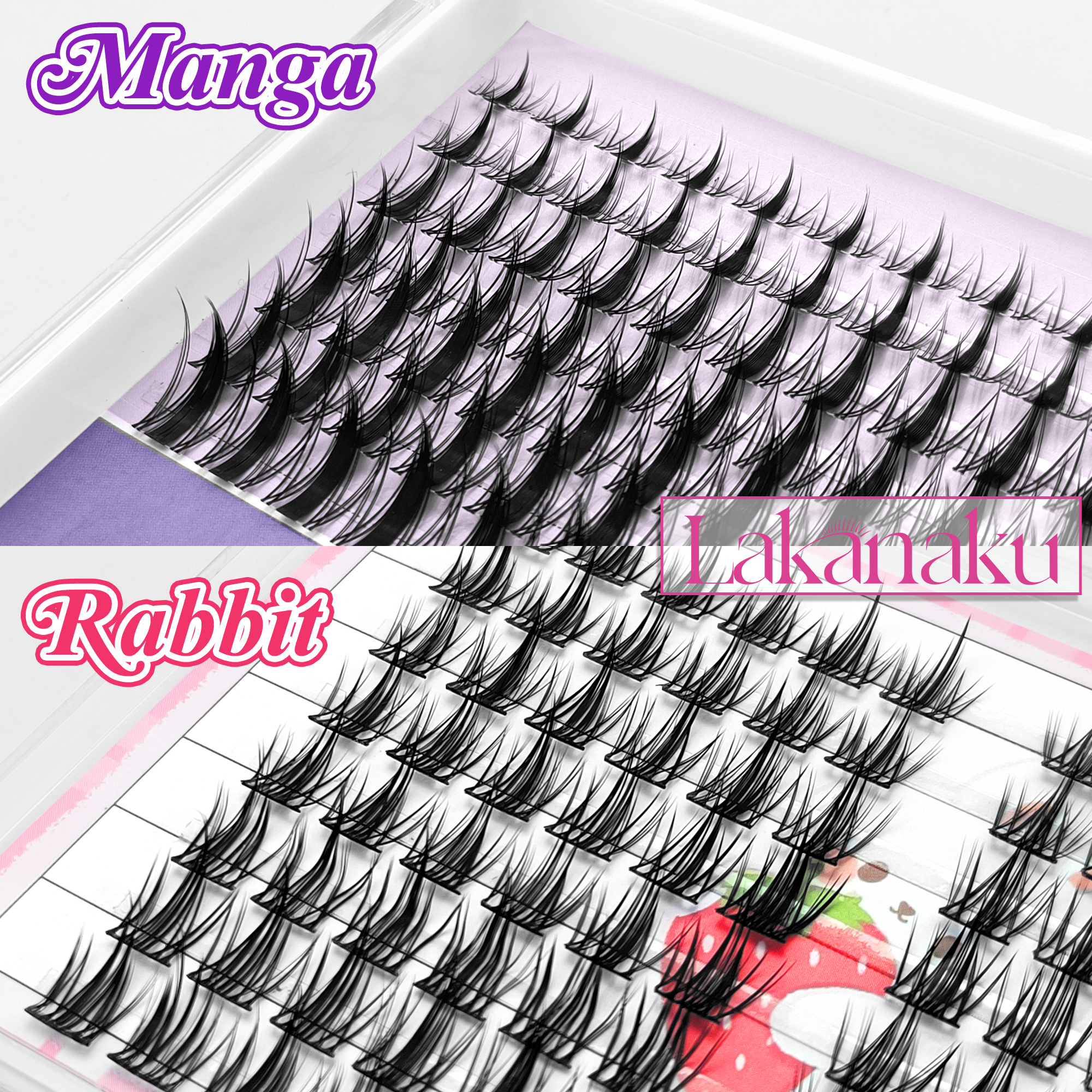 LAKANAKU Manhua Cluster Lashes - Eyelash Extension For Men incelemesi ve fiyatı