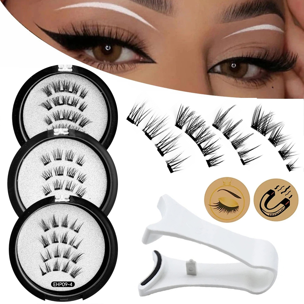 Glue-free Magnetic Eyelashes 3 - Eyelash Extension Uv Glue incelemesi ve fiyatı