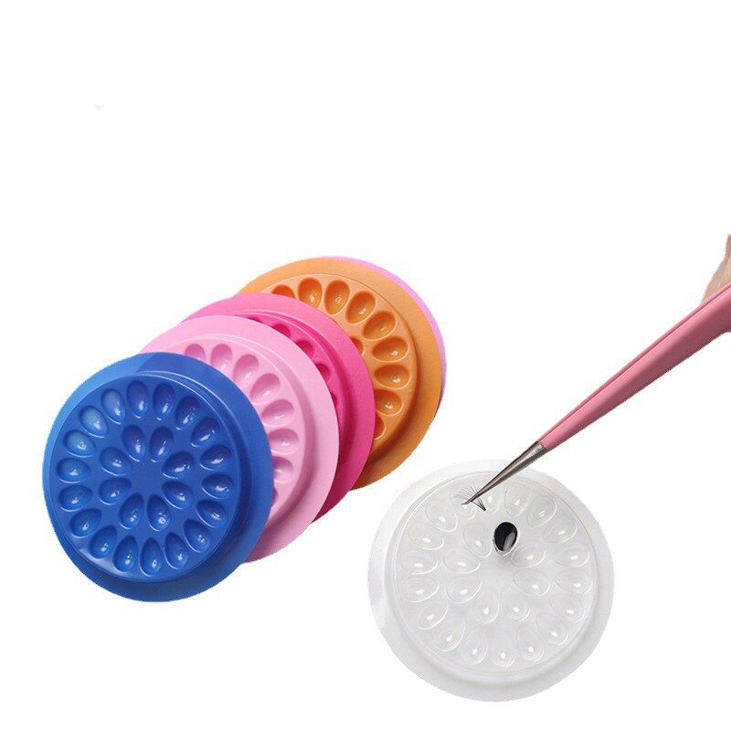 100pcs Eyelash Glue Holder Eye - Eyelash Extension Uv Glue incelemesi ve fiyatı