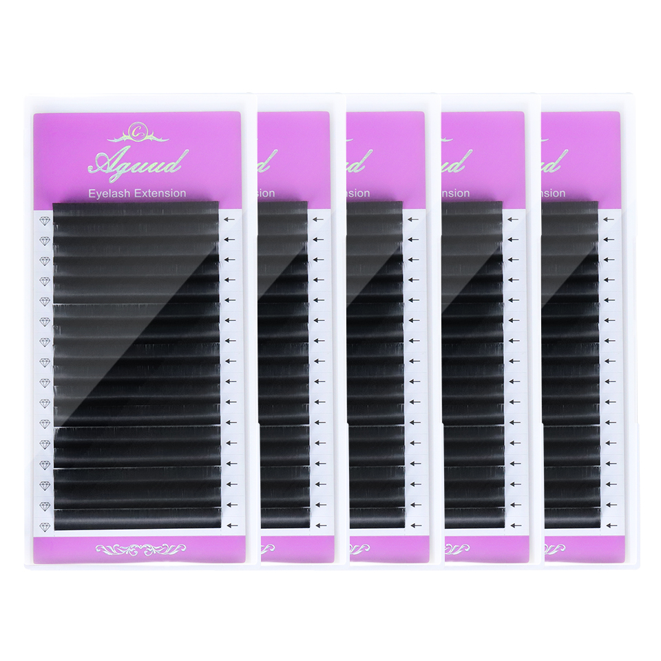AGUUD 5 trays/lot NEW Super Ma - Eyelash Extension Supernatural incelemesi ve fiyatı
