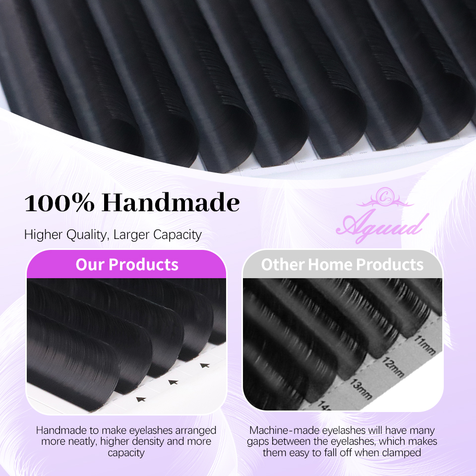 AGUUD 5 trays/lot NEW Super Ma - Eyelash Extension Supernatural incelemesi ve fiyatı