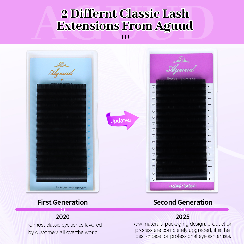 AGUUD 5 trays/lot NEW Super Ma - Eyelash Extension Supernatural incelemesi ve fiyatı