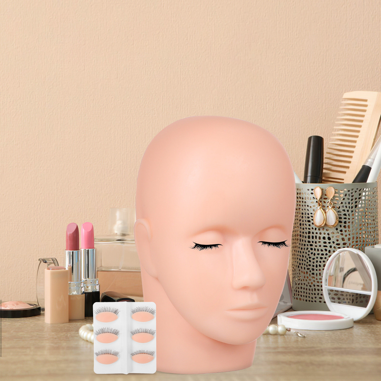 3Pairs Eyelash Practice Eyelid - Eyelash Extension For No Eyelid incelemesi ve fiyatı