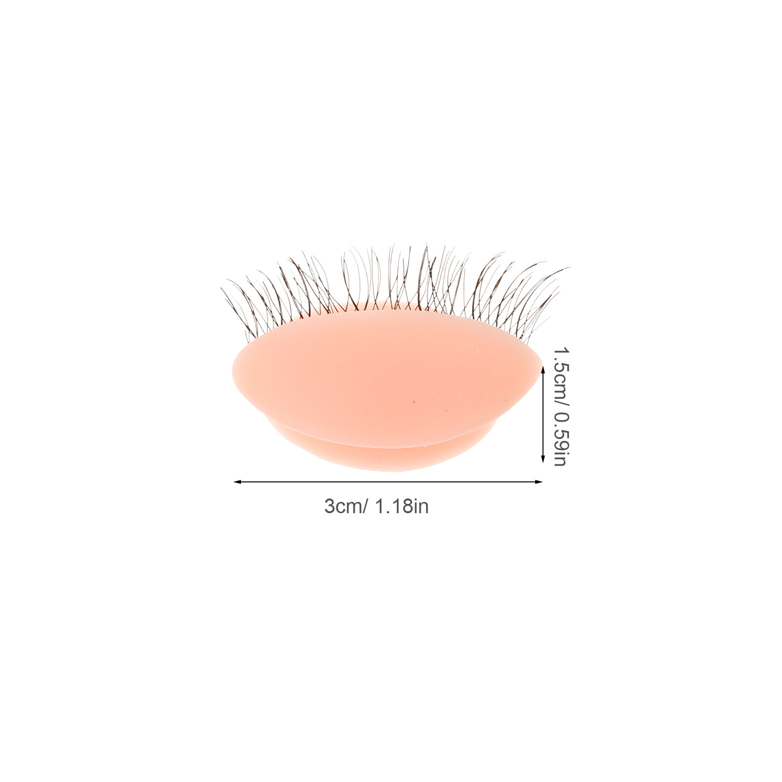 3Pairs Eyelash Practice Eyelid - Eyelash Extension For No Eyelid incelemesi ve fiyatı