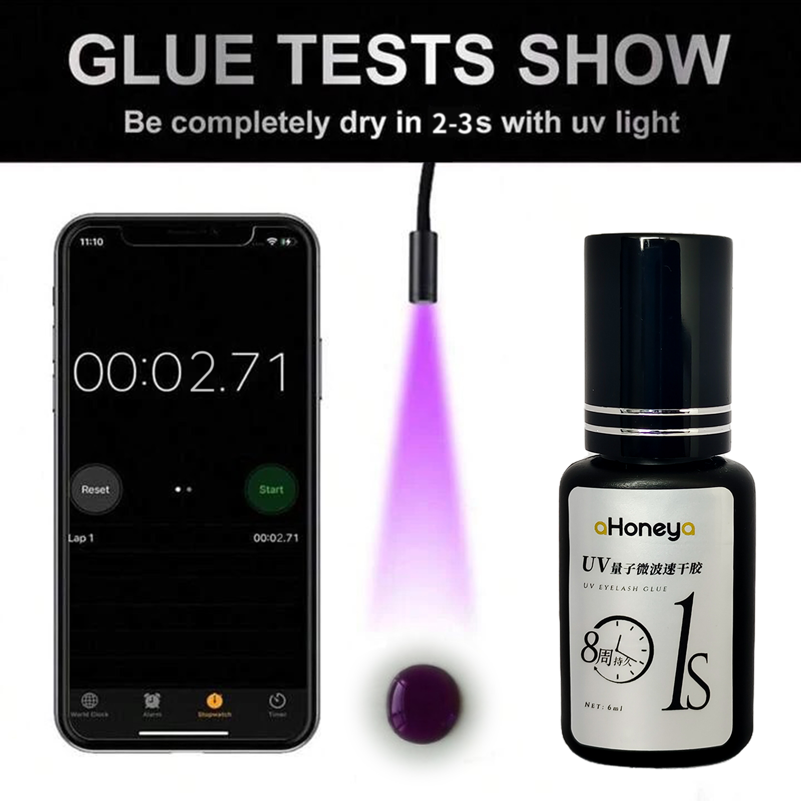Salon UV Eyelash Grafting Glue - Eyelash Extension Uv Glue incelemesi ve fiyatı