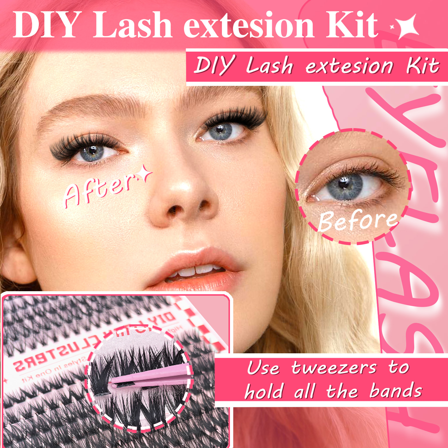 30D40D50D80D DIY Eyelash Exten - Eyelash Extension Uv Glue incelemesi ve fiyatı